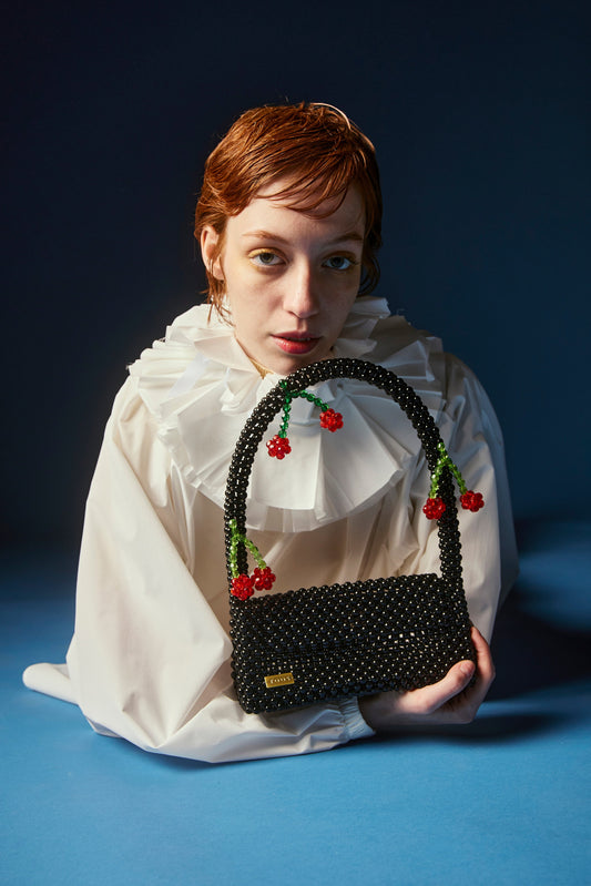 handbag(cherry black)