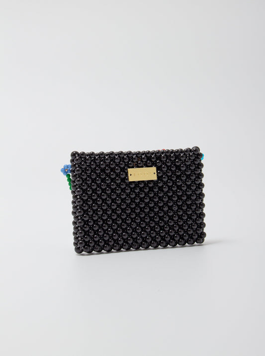 flower card case(black)