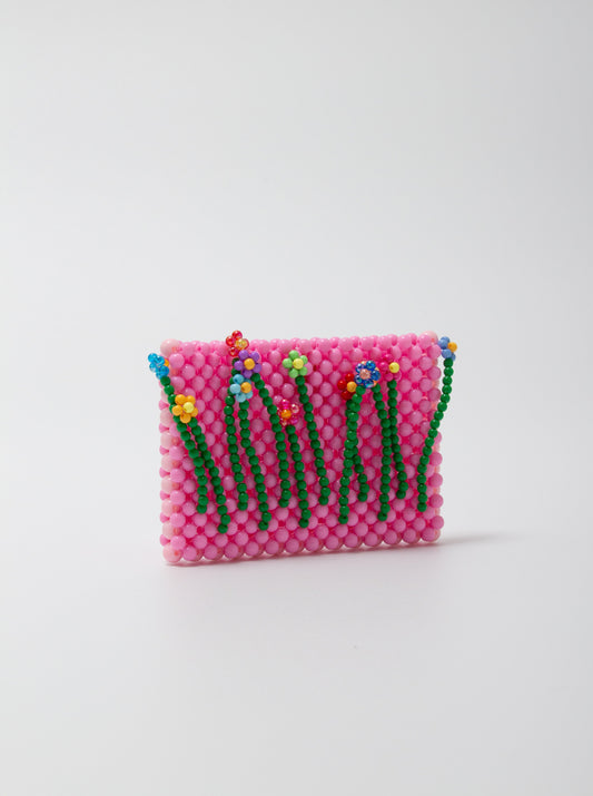 flower card case(pink)