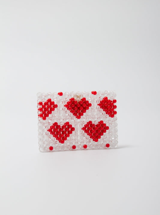 card case(heart red)