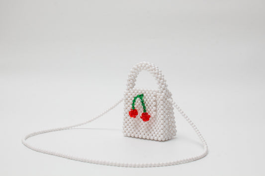 minimini sholder bag (cherry white)