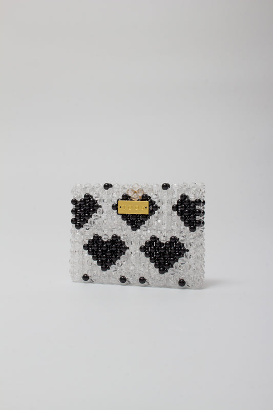 card case(heart black)