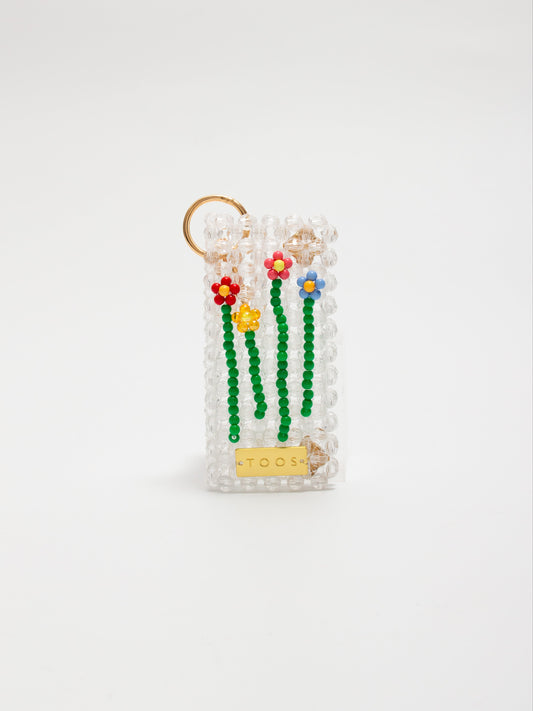 flower key case(clear)