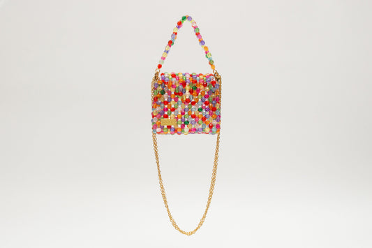 three way chain bag mini(sparkle)