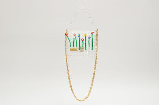 three way chain bag mini(flower)