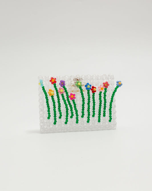 flower card case(clear)