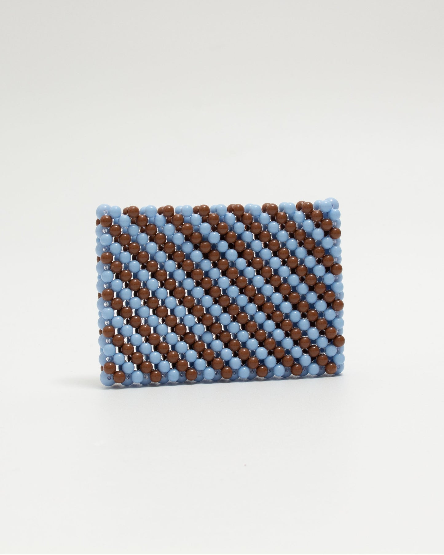 card case (blue×brown)