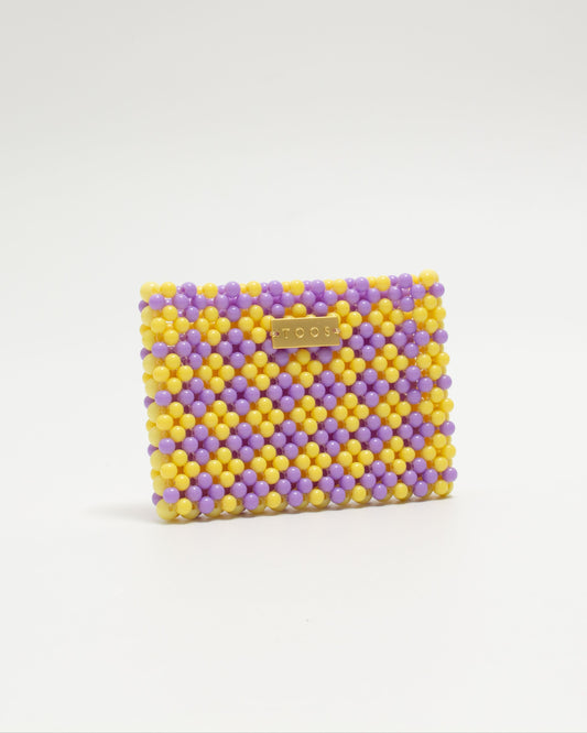 card case (yellow×purple)