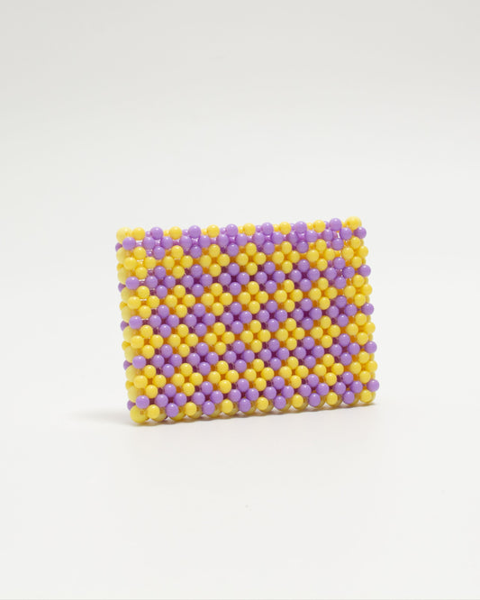 card case (yellow×purple)