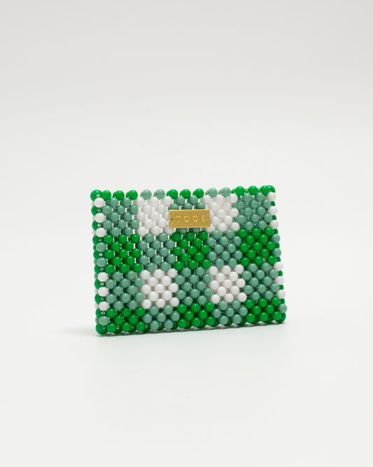 card case(green checked)