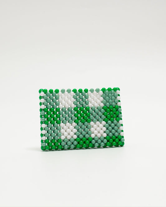 card case(green checked)