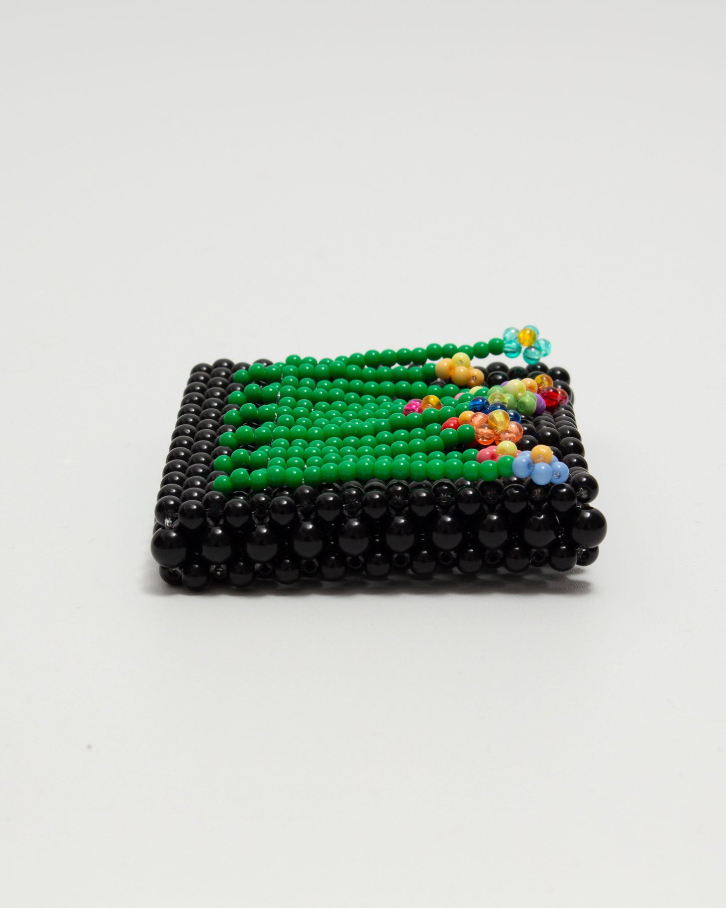 flower card case(black)