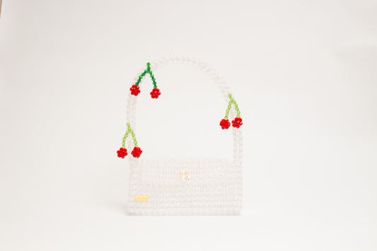handbag(cherry clear)