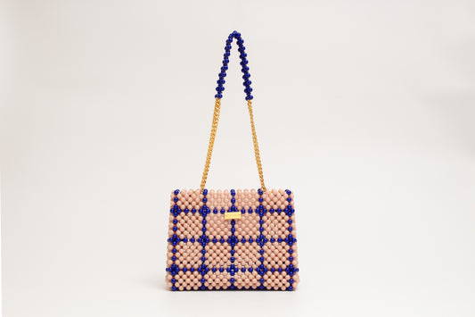 【2/25 20:00-販売】chain handbag(beige checked)