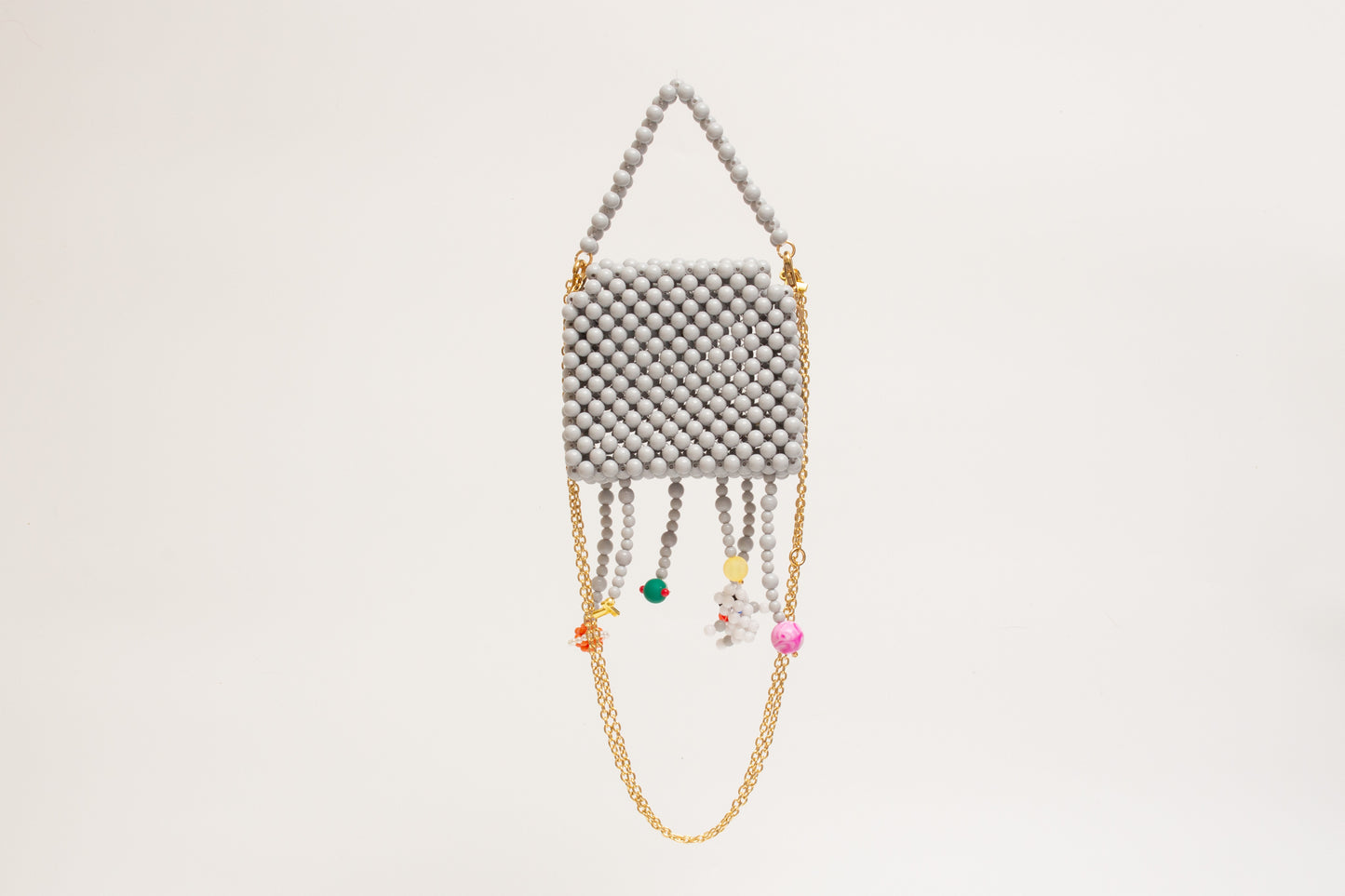 space three-way chain bag mini (gray)