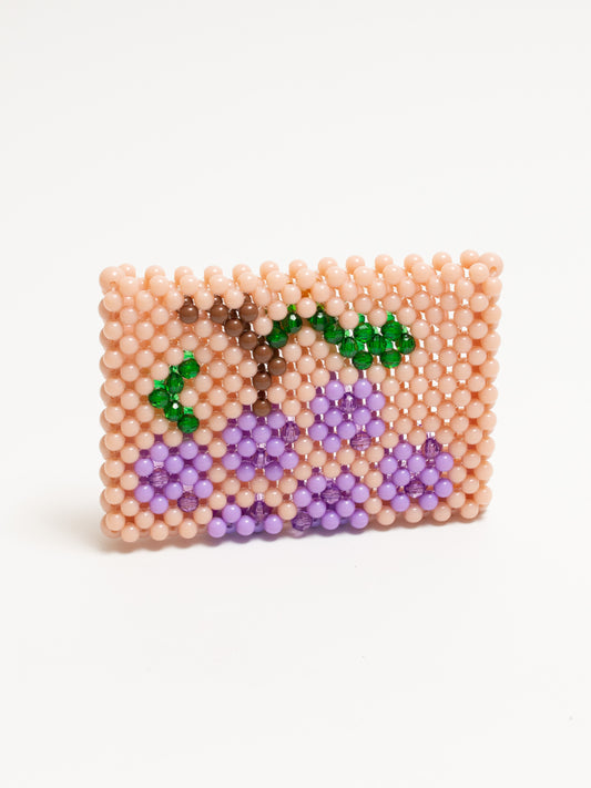 【2/25 20:00-販売】fruits card case(grape)