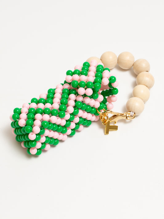 【2/25 20:00-販売】Lip case (pink × green)