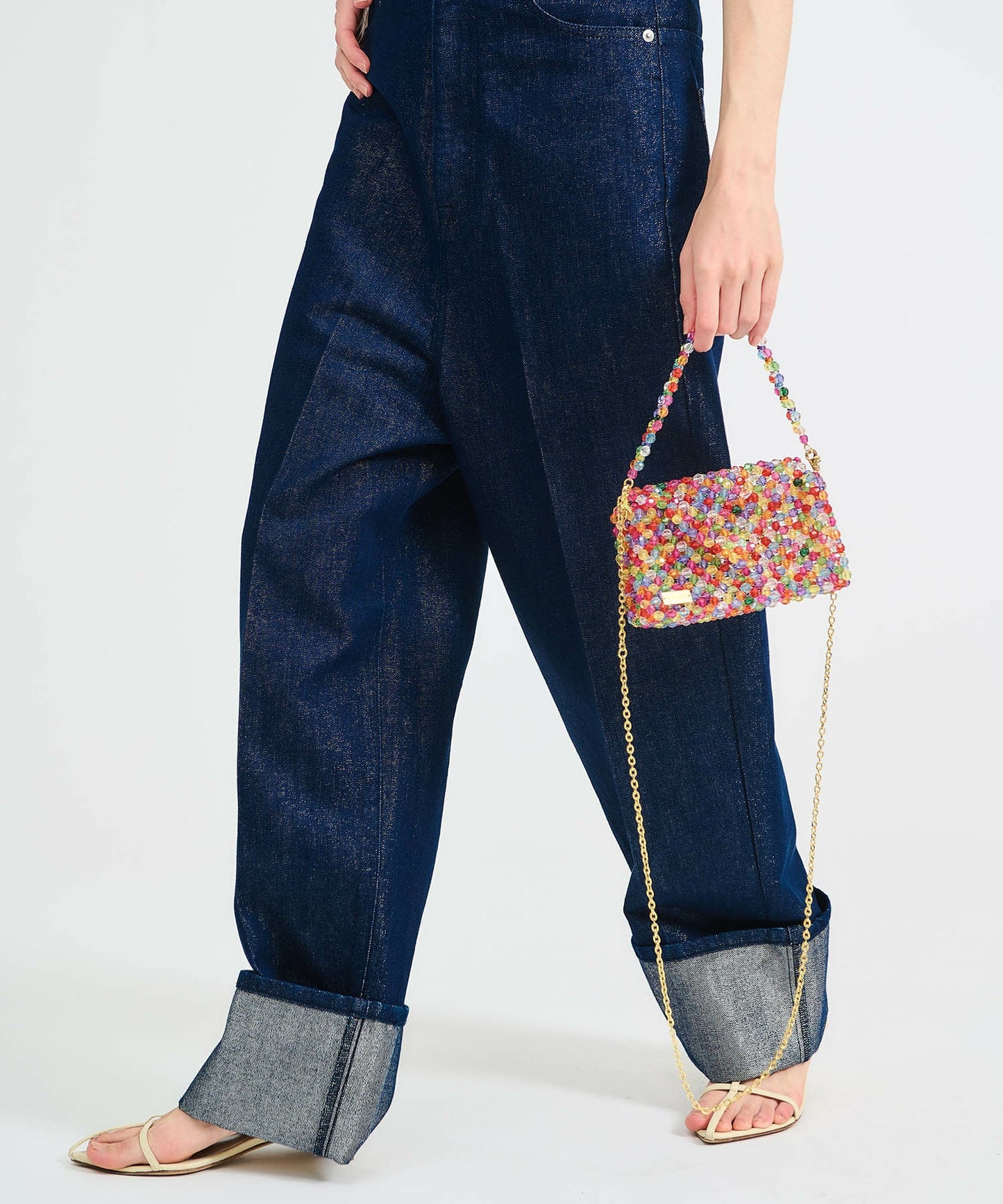 three way chain bag big（sparkle）