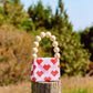 wood ball hand bag（heart）