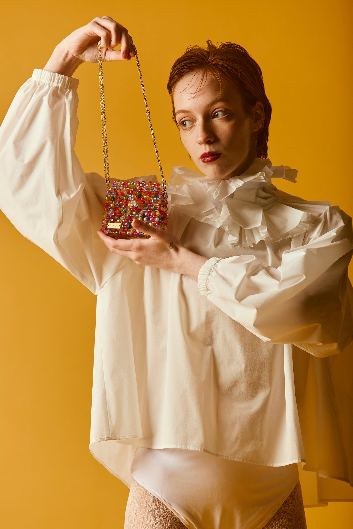 three way chain bag mini（sparkle）