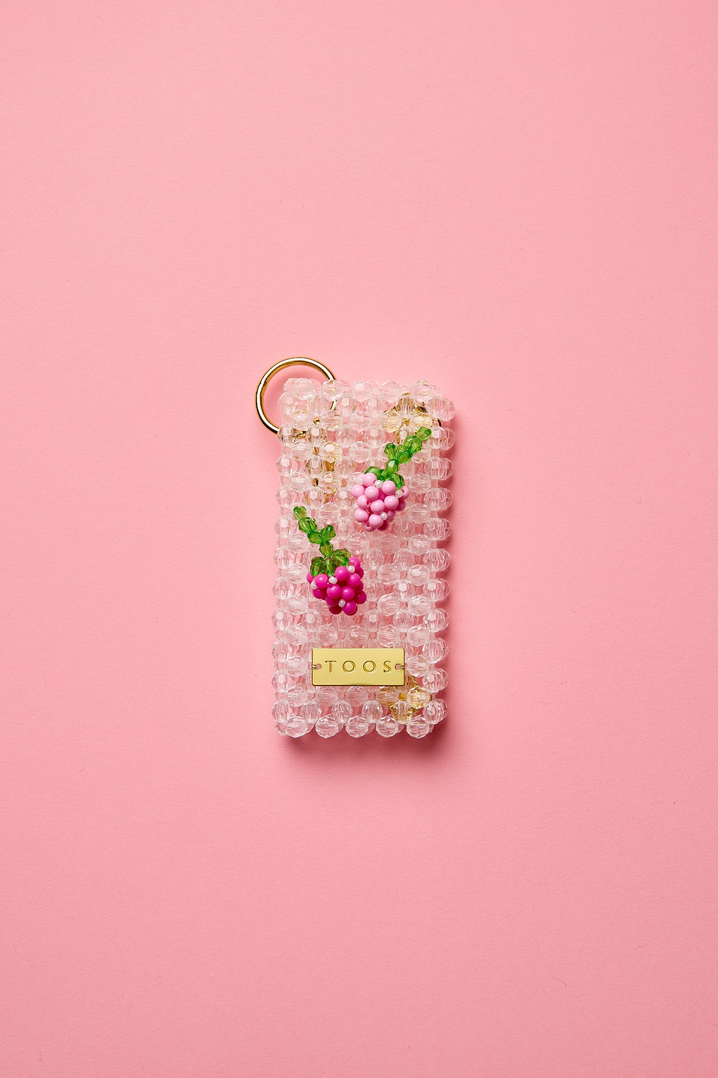 【2/25 20:00-販売】fruits key case（strawberry）