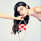 three way chain bag mini（heart red）
