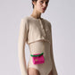 three way chain bag mini（vivid pink）