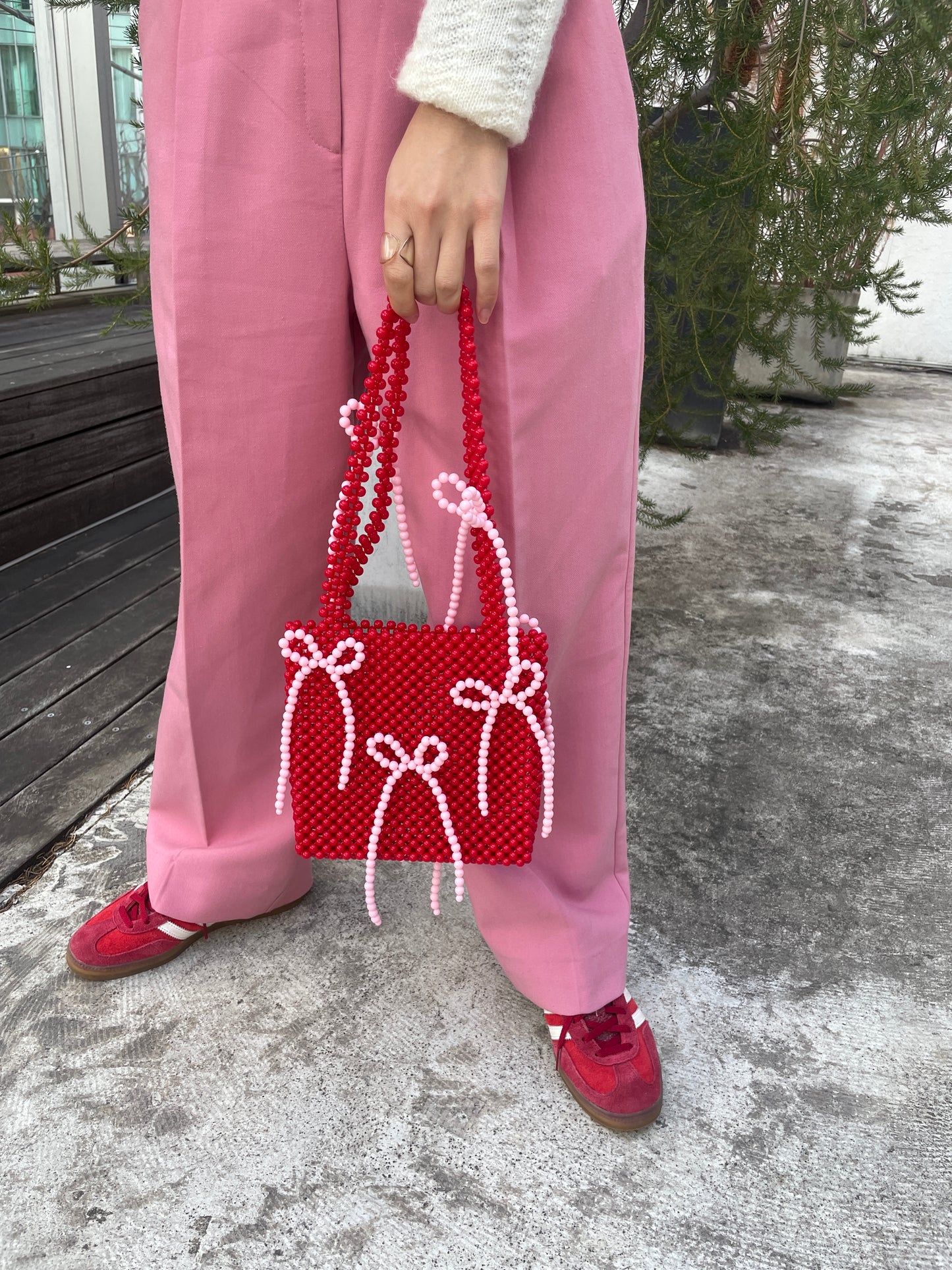 ribbon toto bag