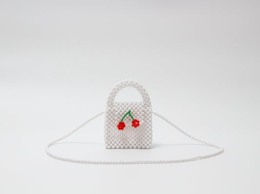 minimini sholder bag (cherry white)