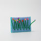 blooming card case（light blue）