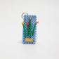flower key case（light blue）