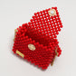 three way chain bag mini（red）