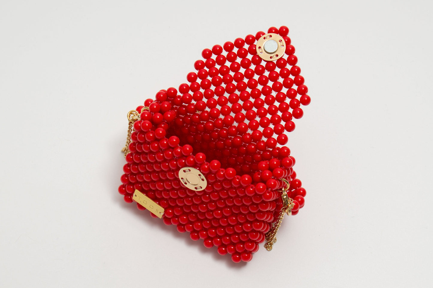 three way chain bag mini（red）