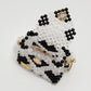 three way chain bag mini（heart black）