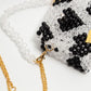 three way chain bag mini（heart black）