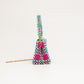 three way chain bag big（pink green blue）