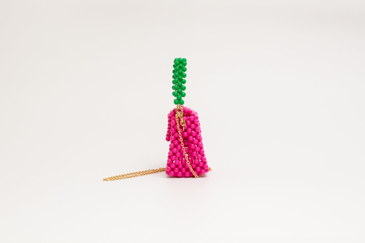 three way chain bag mini（vivid pink）
