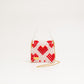 three way chain bag mini（heart red）