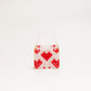 three way chain bag mini（heart red）