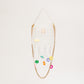 three way chain bag mini（flower clear）