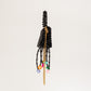 three way chain bag mini（flower black）