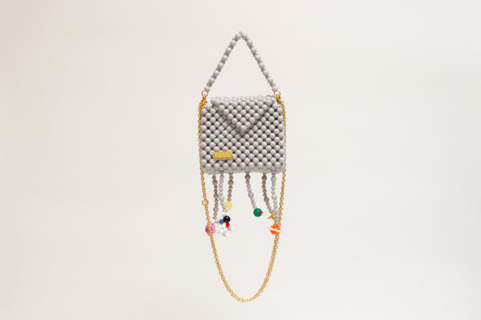 space three way chain bag mini（gray）