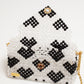 three way chain bag big（heart black)