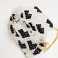 three way chain bag big（heart black)