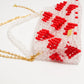 three way chain bag big（heart red）