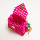 three way chain bag mini（vivid pink）