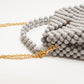 space three-way chain bag mini (gray)