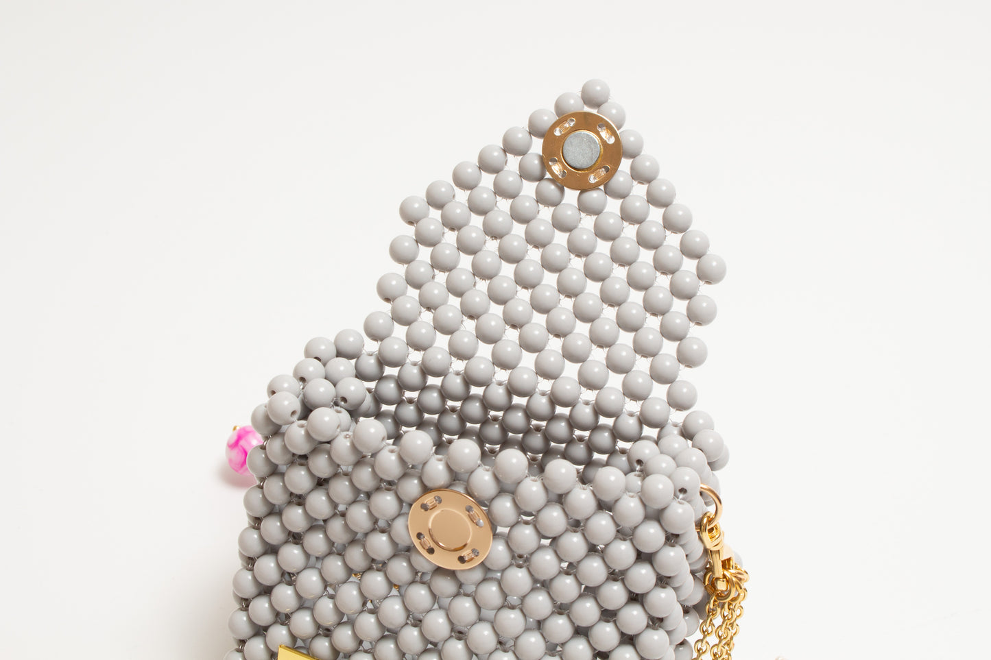 space three-way chain bag mini (gray)