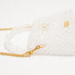 three way chain bag mini（flower clear）