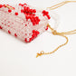 three way chain bag mini（heart red）